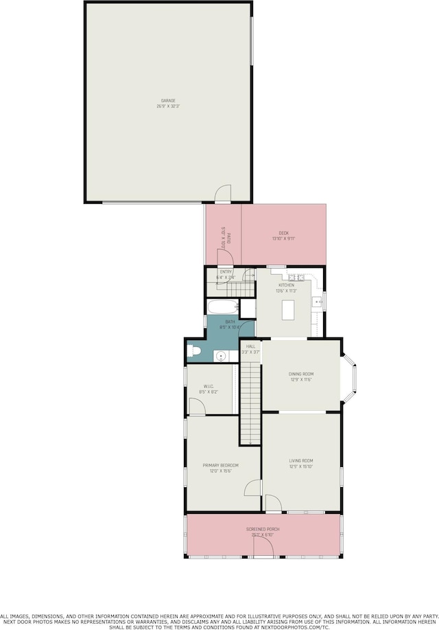 412 N Robert St, Ludington, MI 49431 - view of floor plan / room layout