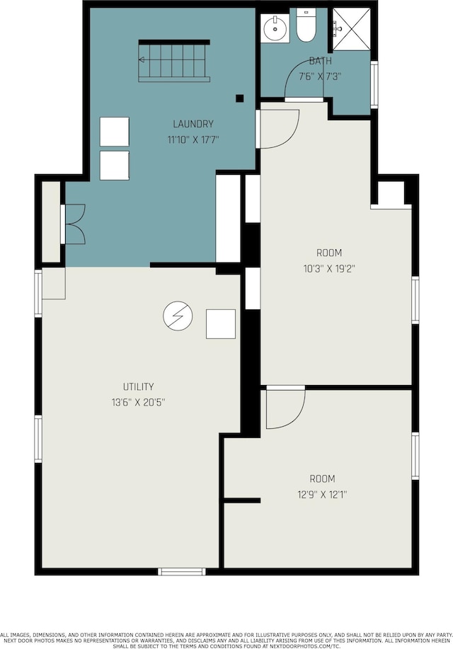 412 N Robert St, Ludington, MI 49431 - view of home floor plan