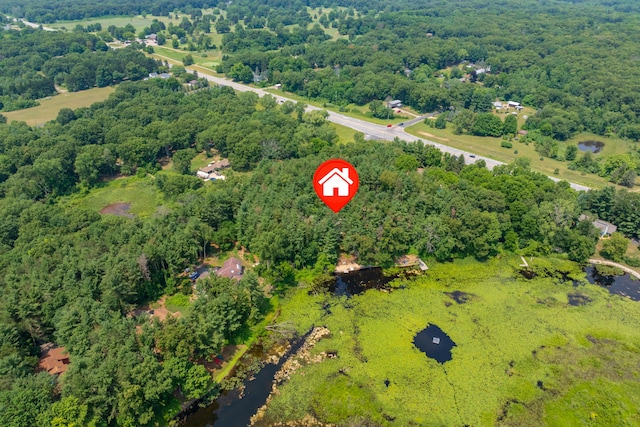630 N 2nd St, Kalamazoo, MI 49009 - aerial view of property's location with a forest