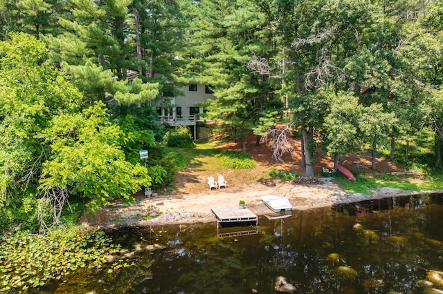 630 N 2nd St, Kalamazoo, MI 49009 - view of yard featuring a boat dock