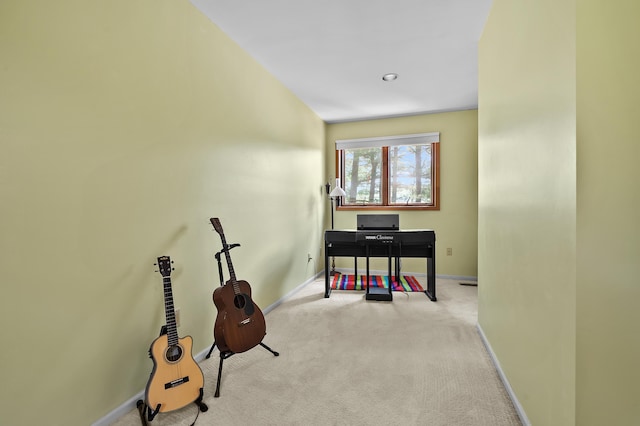 630 N 2nd St, Kalamazoo, MI 49009 - home office with baseboards and carpet floors