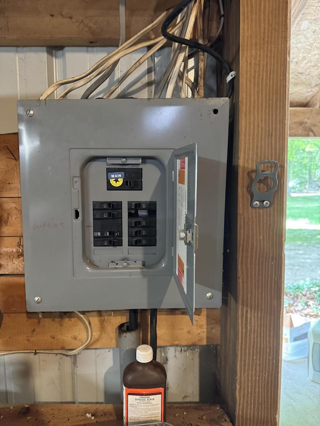 17924 Round Lake Rd, Wellston, MI 49689 - utility room with electric panel