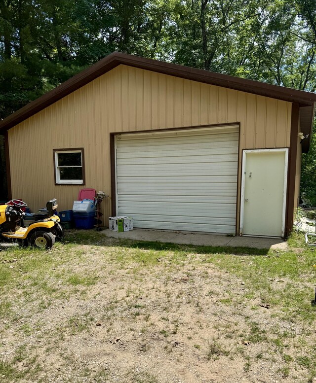 17924 Round Lake Rd, Wellston, MI 49689 - view of detached garage