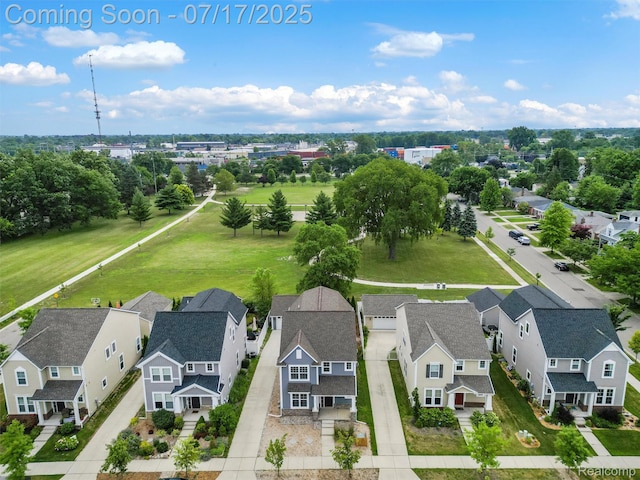 482 Wilson St, Ferndale, MI 48220 - aerial perspective of suburban area