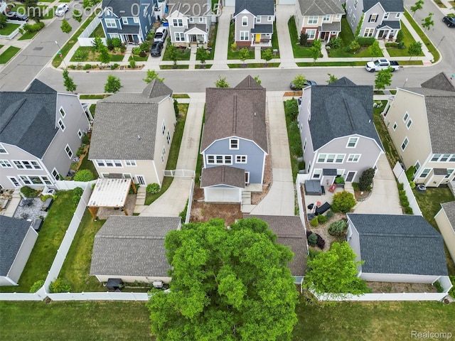 482 Wilson St, Ferndale, MI 48220 - aerial perspective of suburban area