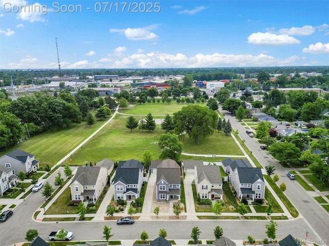 482 Wilson St, Ferndale, MI 48220 - aerial view of residential area featuring a tree filled landscape