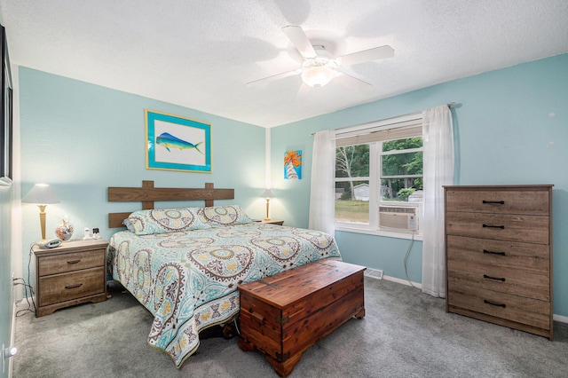 2430 140th Ave, Dorr, MI 49323 - carpeted bedroom featuring cooling unit and a ceiling fan