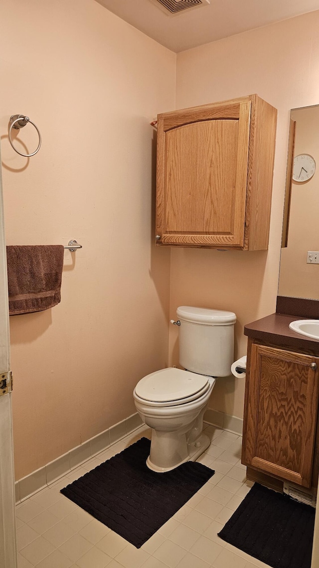 157 Carson Dr Unit 175, Westland, MI 48185 - half bath with vanity and tile patterned floors