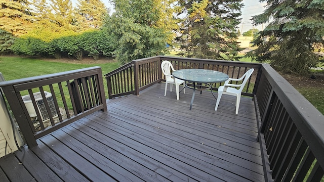 157 Carson Dr Unit 175, Westland, MI 48185 - deck with a yard and outdoor dining area