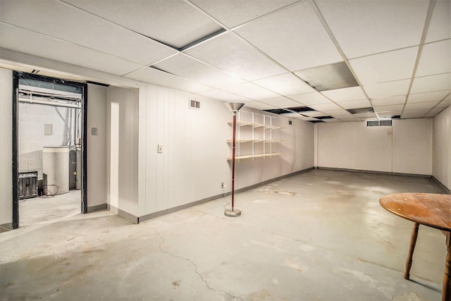 1560 G Ave W, Kalamazoo, MI 49009 - basement featuring a paneled ceiling