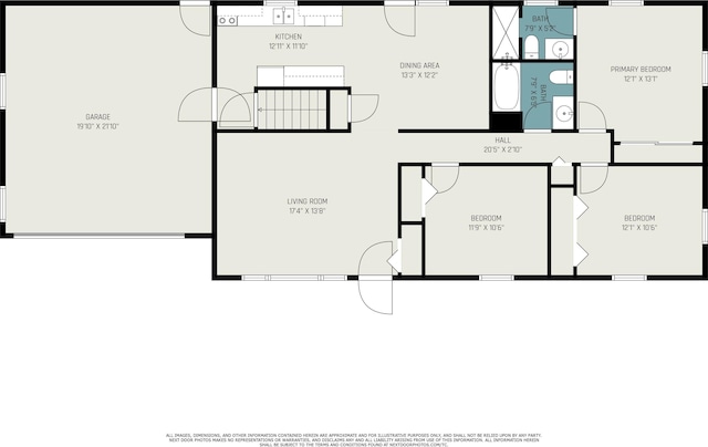 1560 G Ave W, Kalamazoo, MI 49009 - view of floor plan / room layout