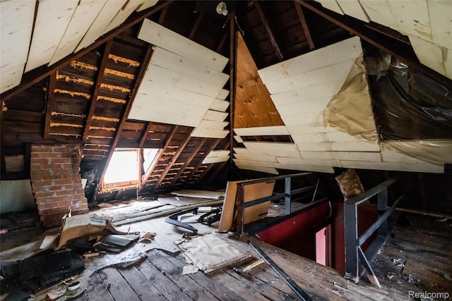 1525 Spruce St, Detroit, MI 48216 - view of attic