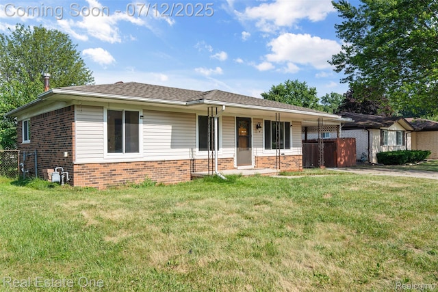 15679 Gulley St, Taylor, MI 48180 - ranch-style house with brick siding and a porch