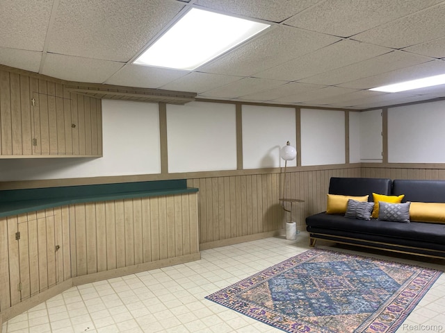 29494 Sylvan Ln Unit 6, Farmington Hills, MI 48334 - sitting room with a drop ceiling