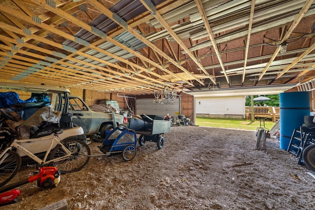 28644 Elm St, Dowagiac, MI 49047 - view of garage
