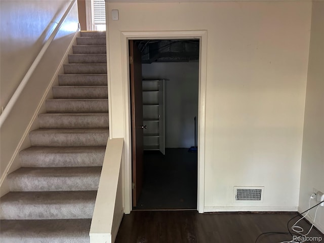 4230 Wendell Rd, West Bloomfield, MI 48323 - staircase featuring wood finished floors and baseboards