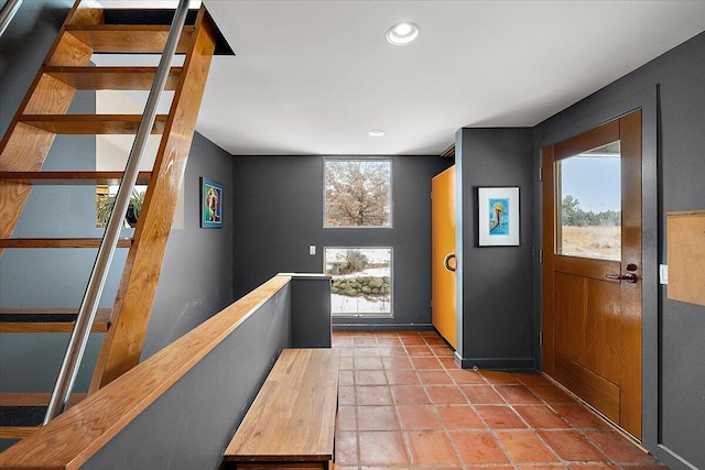 7227 Wheeler Rd, Whitmore Lake, MI 48189 - foyer featuring recessed lighting