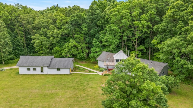 7227 Wheeler Rd, Whitmore Lake, MI 48189 - aerial view of property and surrounding area featuring a heavily wooded area