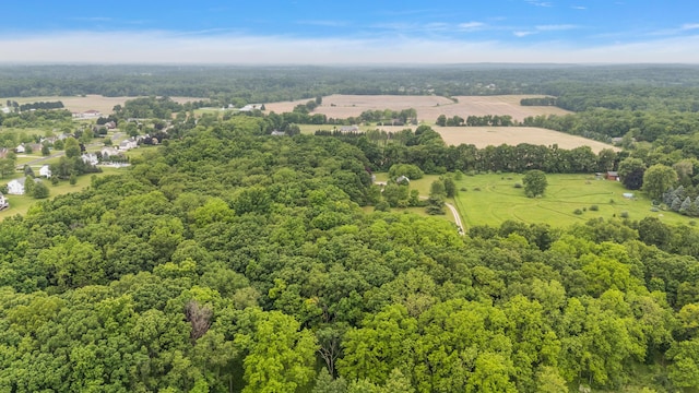 7227 Wheeler Rd, Whitmore Lake, MI 48189 - aerial view of sparsely populated area featuring a heavily wooded area