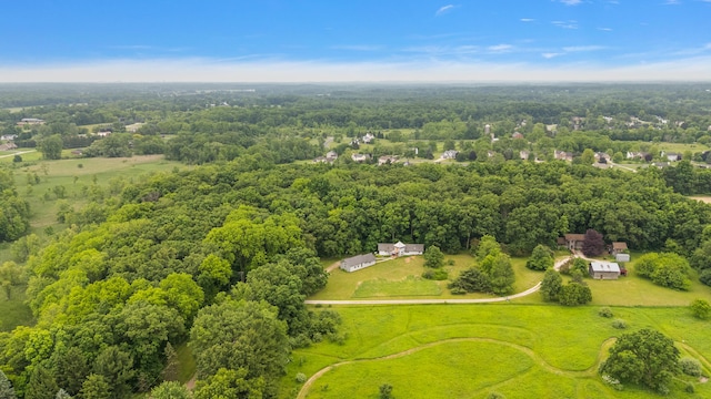 7227 Wheeler Rd, Whitmore Lake, MI 48189 - drone / aerial view of a heavily wooded area