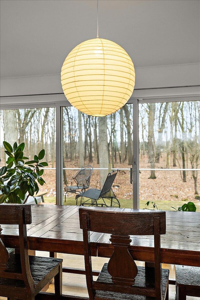 7227 Wheeler Rd, Whitmore Lake, MI 48189 - dining room with healthy amount of natural light