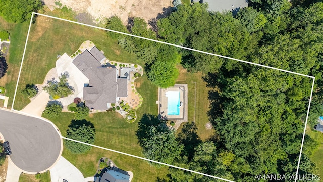 8608 Woodruff Dr SW, Byron Center, MI 49315 - view of property location with property parcel outlined