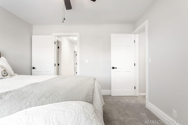 8608 Woodruff Dr SW, Byron Center, MI 49315 - carpeted bedroom with baseboards and a ceiling fan