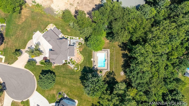 8608 Woodruff Dr SW, Byron Center, MI 49315 - aerial view of a pool area