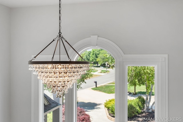 8608 Woodruff Dr SW, Byron Center, MI 49315 - detailed view of a chandelier