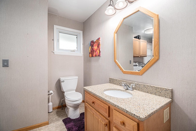 6706 E Carrigan Dr, Newaygo, MI 49337 - half bath with vanity and toilet