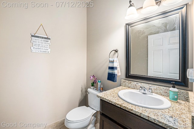 2920 Hartline Dr, Rochester Hills, MI 48309 - half bathroom with vanity and toilet