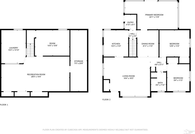 8124 Bailey St, Taylor, MI 48101 - view of property floor plan