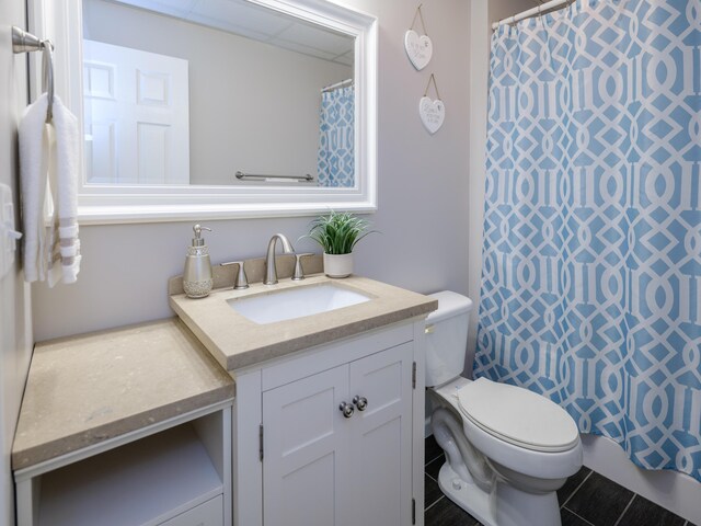 3740 Pristine Ave, Kalamazoo, MI 49048 - bathroom with vanity and a shower with curtain