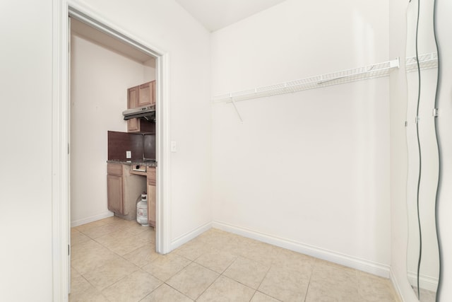 4215 Chandi Ct, Ypsilanti, MI 48197 - spacious closet featuring light tile patterned floors