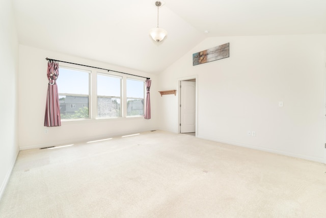 4215 Chandi Ct, Ypsilanti, MI 48197 - unfurnished room with carpet and lofted ceiling