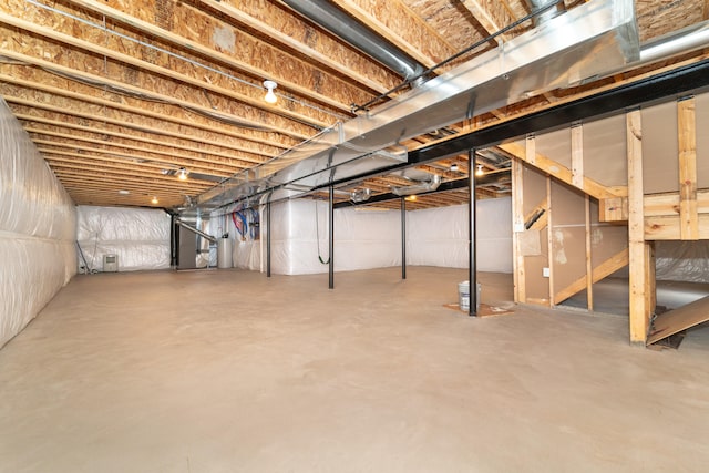 4215 Chandi Ct, Ypsilanti, MI 48197 - unfinished below grade area featuring heating unit