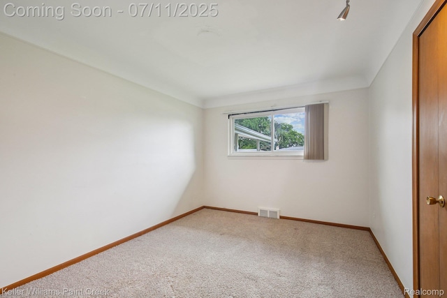 36819 Maas Dr, Sterling Heights, MI 48312 - spare room featuring carpet flooring and baseboards