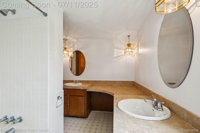 36819 Maas Dr, Sterling Heights, MI 48312 - full bathroom featuring vanity and a shower