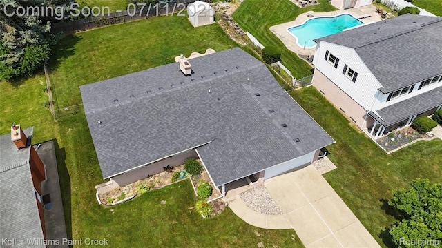 36819 Maas Dr, Sterling Heights, MI 48312 - view of subject property with a pool area