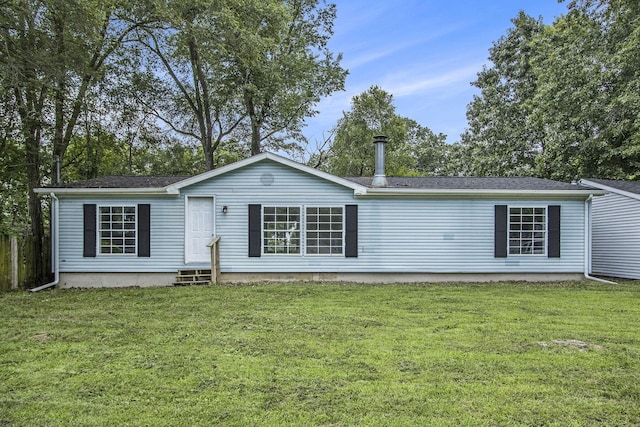 13114 Brockway Blvd, Vicksburg, MI 49097 - back of house with entry steps and a shingled roof