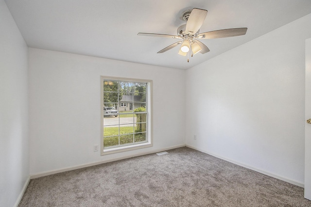 13114 Brockway Blvd, Vicksburg, MI 49097 - unfurnished room featuring carpet flooring and a ceiling fan