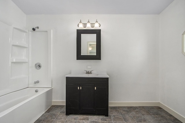 13114 Brockway Blvd, Vicksburg, MI 49097 - full bath with vanity and shower / bath combination