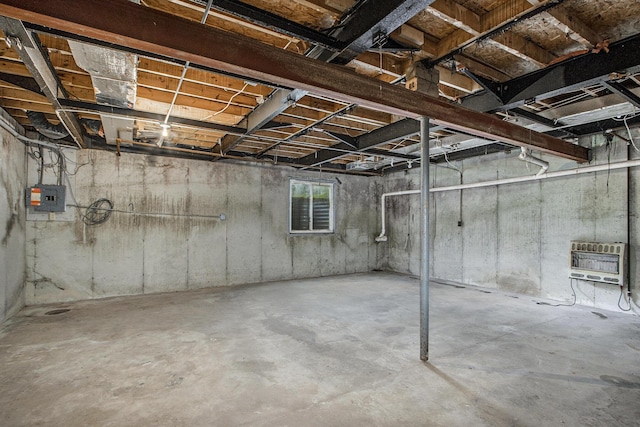 13114 Brockway Blvd, Vicksburg, MI 49097 - below grade area featuring heating unit and electric panel