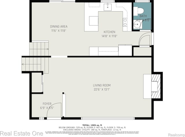 8477 Church Rd, Grosse Ile, MI 48138 - view of floor plan / room layout