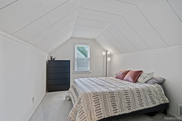 2220 Cummings Ave, Berkley, MI 48072 - carpeted bedroom featuring vaulted ceiling and baseboards