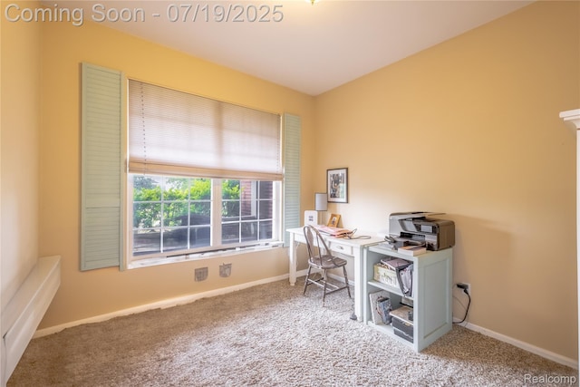 1884 Autumn Glen Dr, Howell, MI 48843 - office area featuring carpet flooring