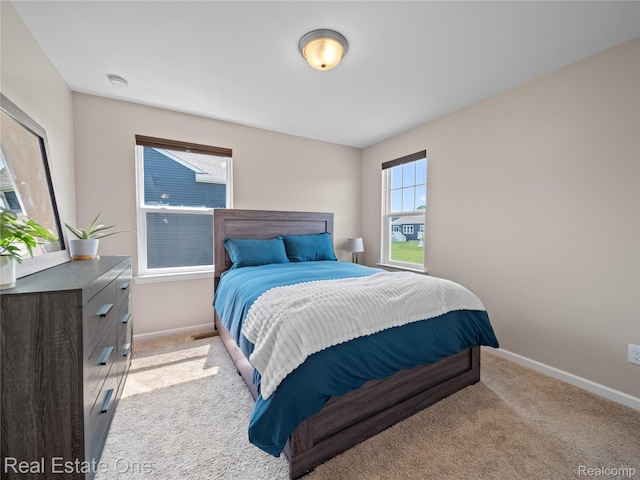 2838 Bogues View Dr, Howell, MI 48843 - bedroom featuring light colored carpet and baseboards