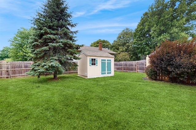 1330 Desmond St, Saint Joseph, MI 49085 - fenced backyard with a storage shed