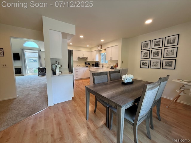 4178 Breckenridge Dr, West Bloomfield, MI 48322 - dining space featuring plenty of natural light, recessed lighting, and light wood-type flooring