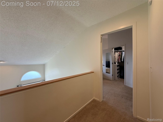 4178 Breckenridge Dr, West Bloomfield, MI 48322 - corridor featuring a textured ceiling and carpet floors
